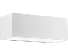Sieninis šviestuvas 35W LED sieninis fasado šviestuvas TWIN, baltas, CCT, IP54