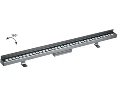 36W LED linijinis fasado šviestuvas MARVEL, tamsiai pilkas, 3000K, IP66, 4187200-P