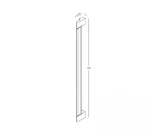 36W LED sieninis fasado šviestuvas, tamsiai pilkas, 3000K, IP54, E431