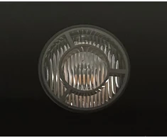 36W LED sieninis fasado šviestuvas, tamsiai rudas, 2700K, IP65, E498