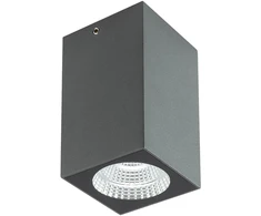 3W LED paviršinis lauko šviestuvas QUAD, tamsiai pilkas, 3000K, IP65, 90091