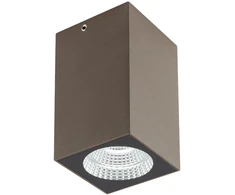 3W LED paviršinis lauko šviestuvas QUAD, tamsiai rudas, 3000K, IP65, 90092