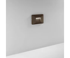 3W LED sieninis fasado šviestuvas laiptų apšvietimui BREEN, bronzos sp., CCT, IP65