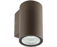 3W LED sieninis lauko šviestuvas RAM, tamsiai rudas, 3000K, IP65, 90077