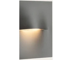 3W LED sieninis lauko šviestuvas laiptų apšvietimui, tamsiai pilkas, 3000K, IP65, E450