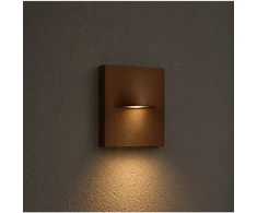 3W LED sieninis lauko šviestuvas laiptų apšvietimui, rudas, 3000K, IP65, E452