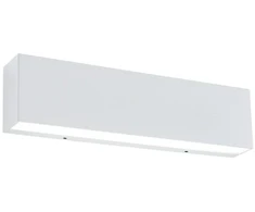 Sieninis šviestuvas 3W LED sieninis lauko šviestuvas TRATTO, baltas, 3000K, IP65, 9115
