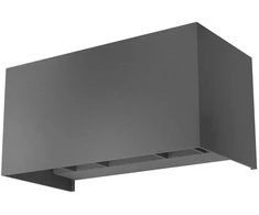 Sieninis šviestuvas 4 x 5W LED sieninis lauko šviestuvas VARY, tamsiai pilkas, 4000K, IP54, 90303