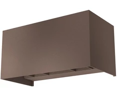 Sieninis šviestuvas 4 x 5W LED sieninis lauko šviestuvas VARY, tamsiai rudas, 4000K, IP54, 90305