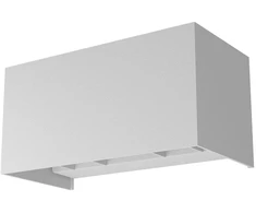 4 x 5W LED sieninis lauko šviestuvas VARY, baltas, 3000K, IP54, 90300