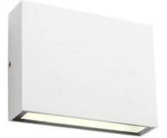Sieninis šviestuvas 4,4W LED sieninis lauko šviestuvas KAMAL, baltas, 4000K, IP54, šviečia į viršų ir į apačią, 90378
