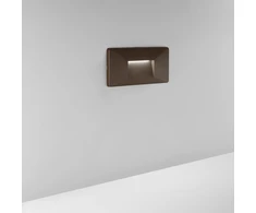 Sieninis šviestuvas 4W LED sieninis fasado šviestuvas laiptų apšvietimui BREEN, bronzos sp., CCT, IP65