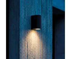 Sieninis šviestuvas 4W LED sieninis fasado šviestuvas NEXO, juodas, 2700/3000K, IP65, A2095070N