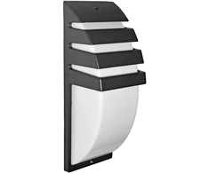 Sieninis šviestuvas 4W LED sieninis fasado šviestuvas MONA, juodas, 4000K