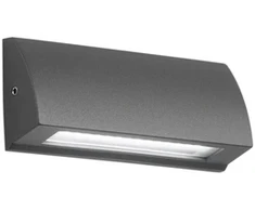 Sieninis šviestuvas 4W LED sieninis fasado šviestuvas SHELBY, antracito sp., CCT, IP54