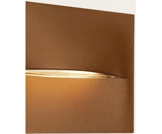 4W LED sieninis lauko šviestuvas laiptų apšvietimui, rudas, 3000K, IP65, E455