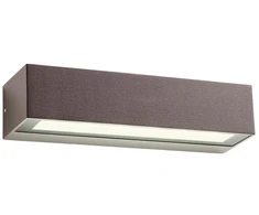 6,5W LED sieninis lauko šviestuvas AROOS, rūdžių sp., 3000K, IP65, 90249