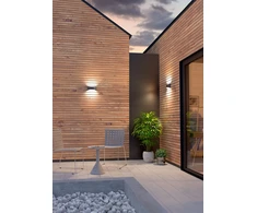 Sieninis šviestuvas 6,93W LED sieninis lauko šviestuvas AXEL, tamsiai pilkas, 3000K, IP65, 90126