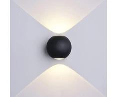 6W LED fasado šviestuvas OPTONICA, juodas, 4000K