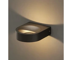 6W LED paviršinis lauko šviestuvas PLACA, antracito sp., 3000K, IP65