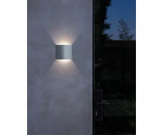 6W LED paviršinis lauko šviestuvas TEGOLO U&amp;D, rūdžių sp., 3000K, dimeriuojamas, šviečia į abi puses