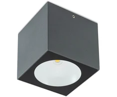 6W LED paviršinis lauko šviestuvas TEKO, tamsiai pilkas, 3000K, IP65, 90104