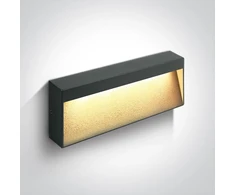 Sieninis šviestuvas 6W LED sieninis fasado šviestuvas, antracito sp., 2200/2700/3000/4000K, IP65, 67359B/AN/V