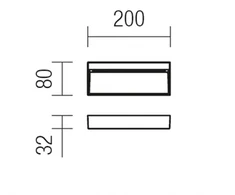 Sieninis šviestuvas 6W LED sieninis fasado šviestuvas EVEN, tamsiai pilkas, 3000K, IP54, 9153