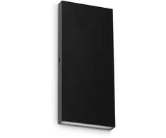 6W LED sieninis fasado šviestuvas POST-IT, juodas, 3000K, IP65, šviečia į viršų ir į apačią, 369419
