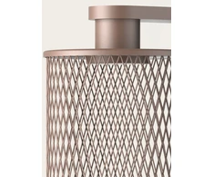 6W LED sieninis fasado šviestuvas, rudas, 3000K, IP54, E522