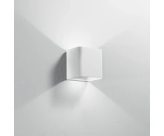 Sieninis šviestuvas 6W LED sieninis fasado šviestuvas BIOME, baltas, CCT, IP54, šviečia į viršų ir į apačią