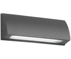 Sieninis šviestuvas 6W LED sieninis fasado šviestuvas SHELBY, antracito sp., CCT, IP54