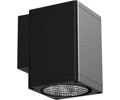 6W LED sieninis fasado šviestuvas SPOT SQUARE, juodas, 3000K, 15°, IP65