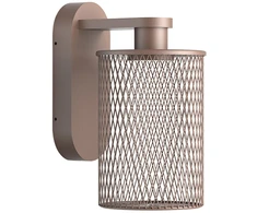 6W LED sieninis fasado šviestuvas, rudas, 3000K, IP54, E522