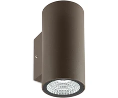 Sieninis šviestuvas 6W LED sieninis lauko šviestuvas RAM, tamsiai rudas, 3000K, IP65, 90080