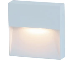 6W LED sieninis lauko šviestuvas, baltas, 3000K, E241-W