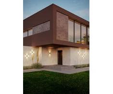 6W LED sieninis lauko šviestuvas MILESTONE, tamsiai pilkas, 3000K, IP54, šviečia į viršų ir į apačią, 90498