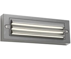 Sieninis šviestuvas 6W LED sieninis lauko šviestuvas KRUP, tamsiai pilkas, 3000K, IP65, 90367