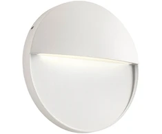 Sieninis šviestuvas 6W LED sieninis lauko šviestuvas LANDER, baltas, 3000K, IP54, 90476