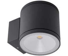 Sieninis šviestuvas 6W LED sieninis lauko šviestuvas ETA, tamsiai pilkas, 3000K, IP54, 9594