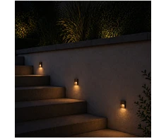 6W LED sieninis lauko šviestuvas, rudas, 2700/3000K, E241-27