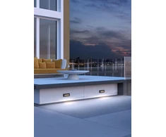Sieninis šviestuvas 6W LED sieninis lauko šviestuvas KRUP, tamsiai pilkas, 3000K, IP65, 90367