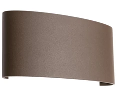 Sieninis šviestuvas 6W LED sieninis lauko šviestuvas FABO, tamsiai rudas, 3000K, IP54, 90227