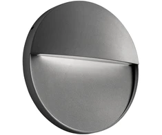 6W LED sieninis lauko šviestuvas LANDER, tamsiai pilkas, 3000K, IP54, 90477