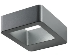 Sieninis šviestuvas 6W LED sieninis lauko šviestuvas RADEON, tamsiai pilkas, 3000K, IP54, 90011