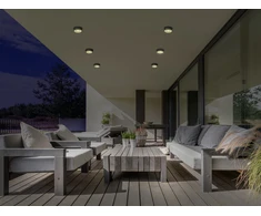 6W paviršinis lubų šviestuvas ANIA, antracito sp., 3000K, P2060000GR