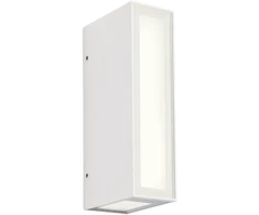 Sieninis šviestuvas 7,6W LED sieninis lauko šviestuvas IVAR, baltas, 3000K, IP54, 90113