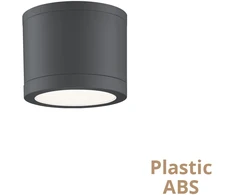 7W LED paviršinis fasado šviestuvas TISSU, tamsiai pilkas, 3000K, IP65, 4333300