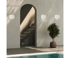 7W LED sieninis fasado šviestuvas ADALIN, baltas, 3000K, IP65, šviečia į viršų ir į apačią, 4327800