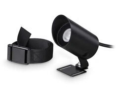 Sieninis šviestuvas 7W LED sieninis fasado šviestuvas KOALA, juodas, 3000K, IP65, 345666